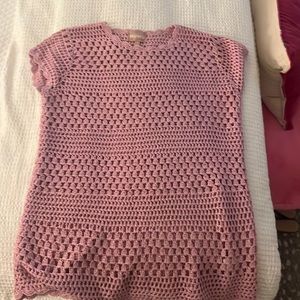 Show me your mumu fuscia knit top